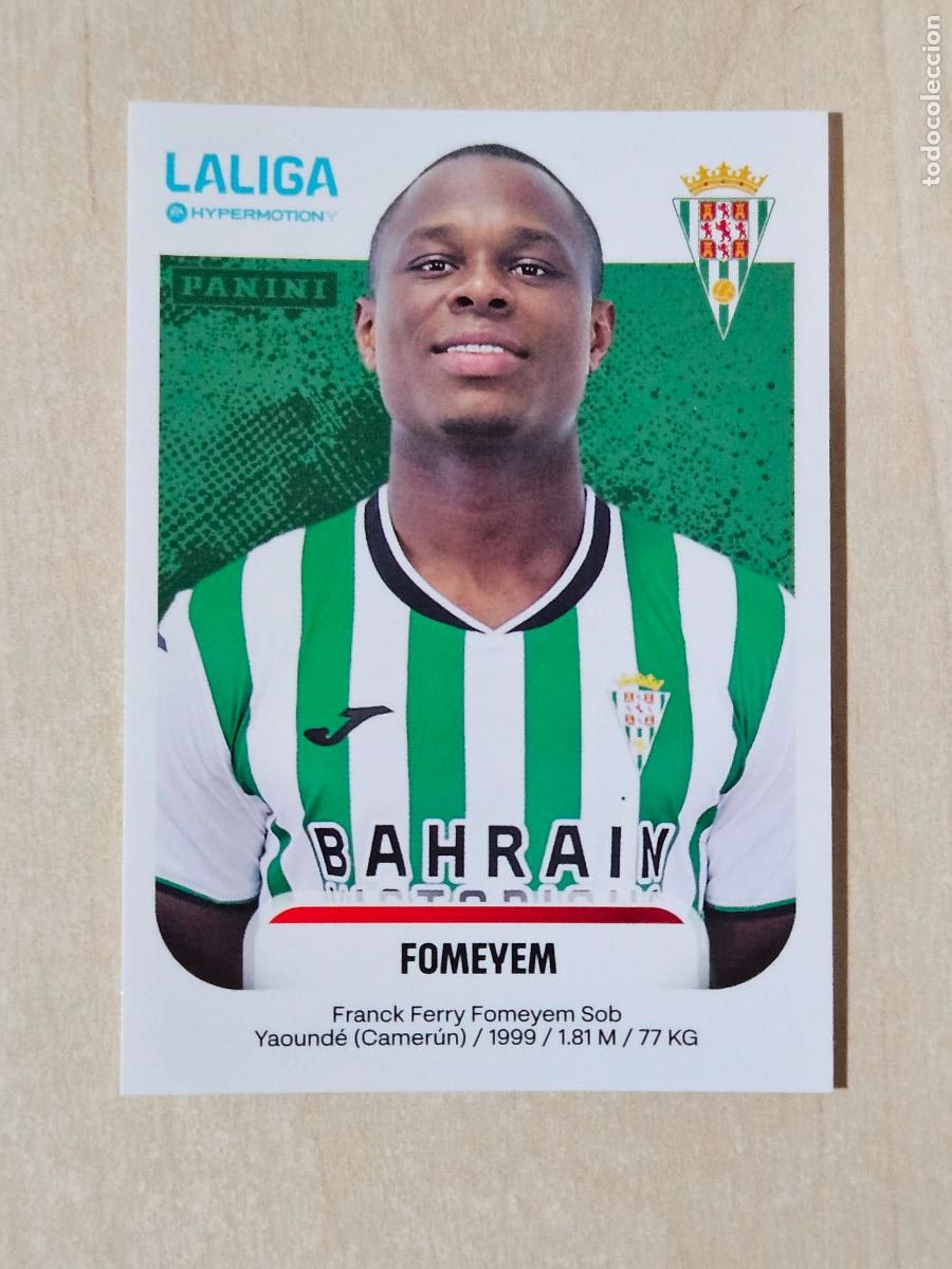 Cromos de f&uacute;tbol: N&ordm; 141 FOMEYEM - CORDOBA - CROMO - LIGA HYPERMOTION 2025 2026 SEGUNDA DIVISION 25 26