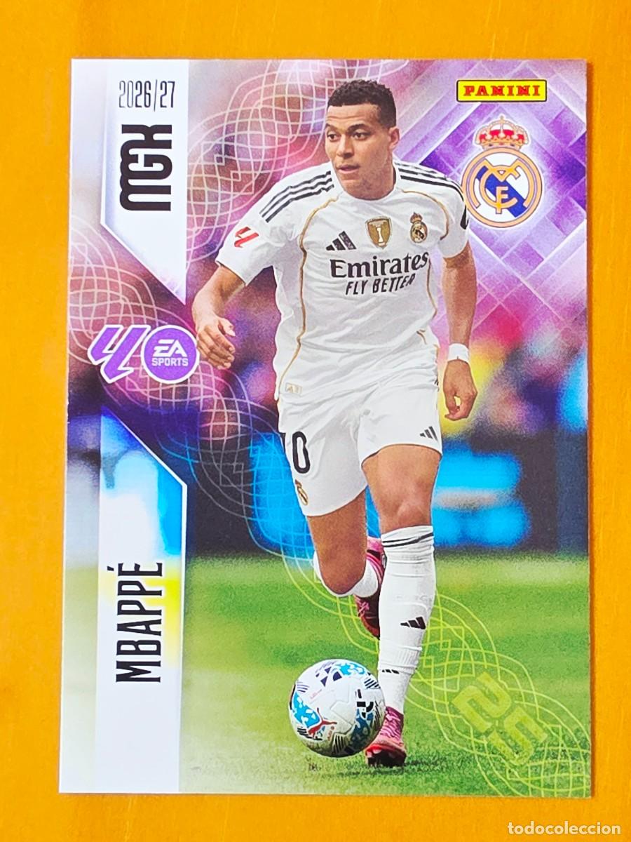 Cromos de f&uacute;tbol: 232 Kylian Mbapp&eacute;, Real Madrid, Panini Megacracks MGK 2026 2027 26 27