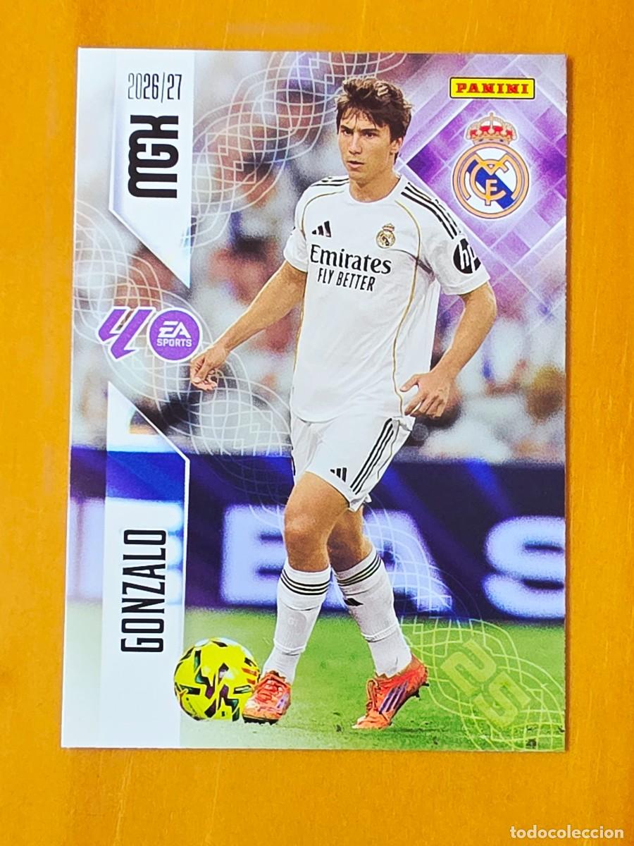 Cromos de f&uacute;tbol: 233 Gonzalo Garc&iacute;a, Real Madrid, Panini Megacracks MGK 2026 2027 26 27