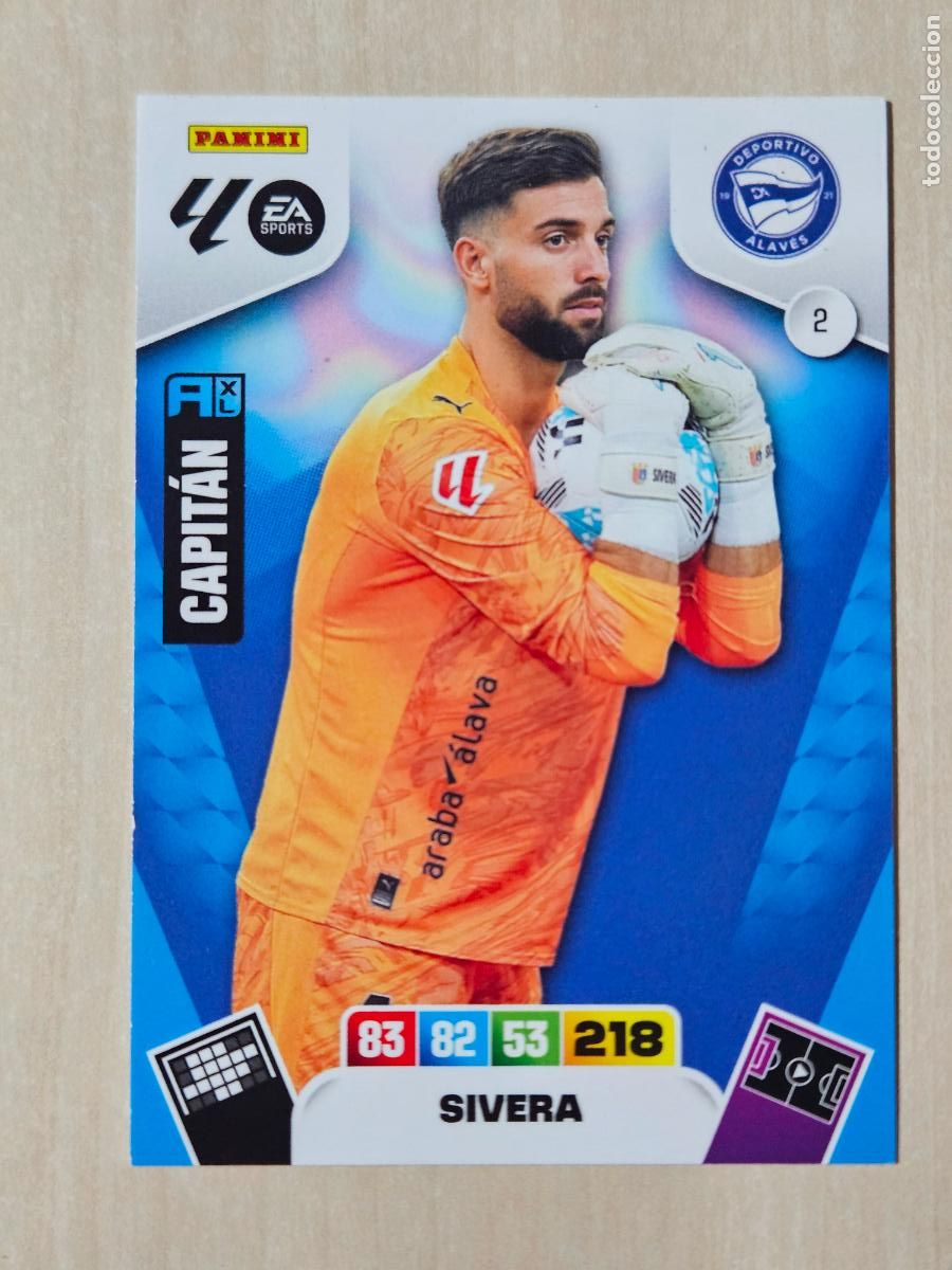 Cromos de f&uacute;tbol: FICHA N&ordm; 2 SIVERA - ADRENALYN 25 26 - PANINI 2025 - 26 - CROMO - ALAVES