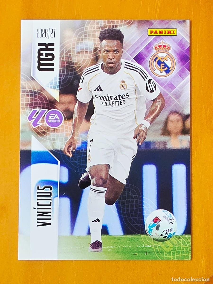 Cromos de f&uacute;tbol: 234 Vin&iacute;cius Jr., Real Madrid, Panini Megacracks MGK 2026 2027 26 27