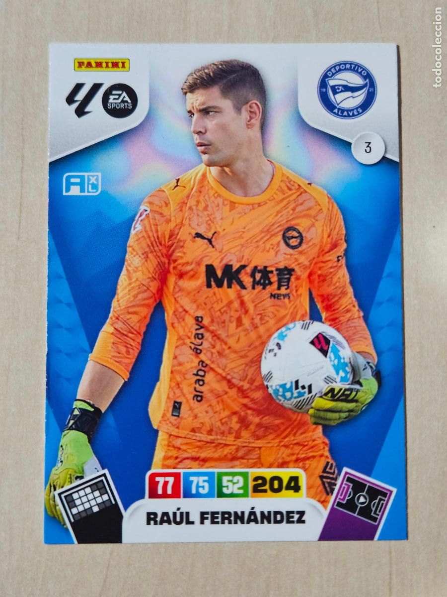Cromos de f&uacute;tbol: FICHA N&ordm; 3 RAUL FERNANDEZ - ADRENALYN 25 26 - PANINI 2025 - 26 - CROMO - ALAVES