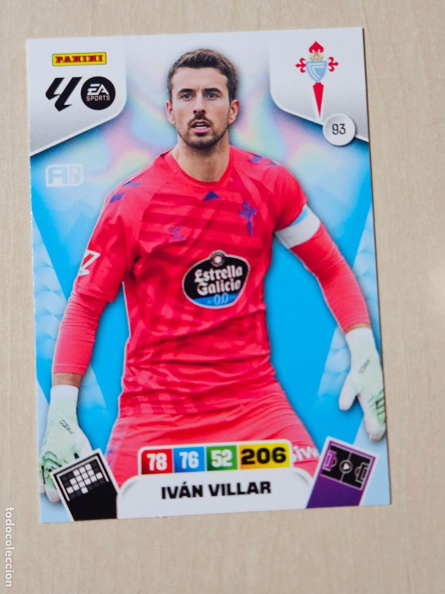 Cromos de f&uacute;tbol: FICHA N&ordm; 93 IVAN VILLAR - ADRENALYN 25 26 - PANINI 2025 - 26 - CROMO - REAL CELTA