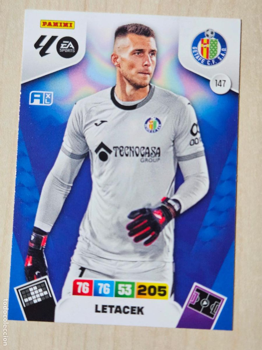 Figurine di Calcio: FICHA N&ordm; 147 LETACEK - ADRENALYN 25 26 - PANINI 2025 - 26 - CROMO - GETAFE