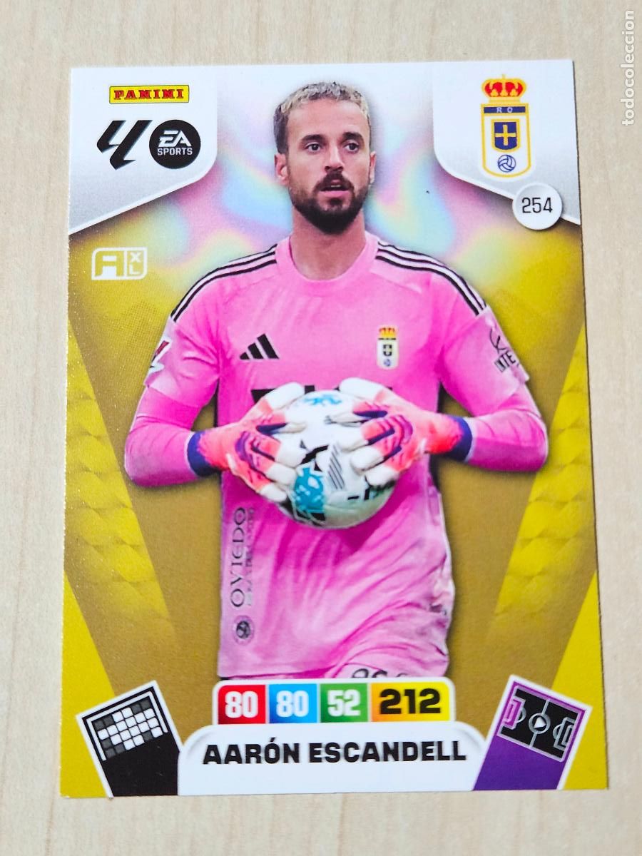 Cromos de Futebol: FICHA N&ordm; 254 AARON ESCANDELL - ADRENALYN 25 26 - PANINI 2025 - 26 - CROMO - REAL OVIEDO