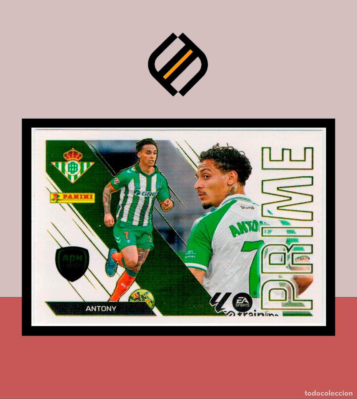Cromos de f&uacute;tbol: LIGA ESTE 2026 2027 26 27 PANINI ADN PRIME N&ordm; 1 ANTONY REAL BETIS STICKER ALB&Uacute;M COLECCI&Oacute;N