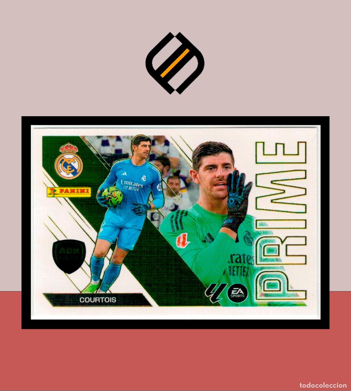 Cromos de f&uacute;tbol: LIGA ESTE 2026 2027 26 27 PANINI ADN PRIME N&ordm; 3 COURTOIS REAL MADRID STICKER ALB&Uacute;M COLECCI&Oacute;N