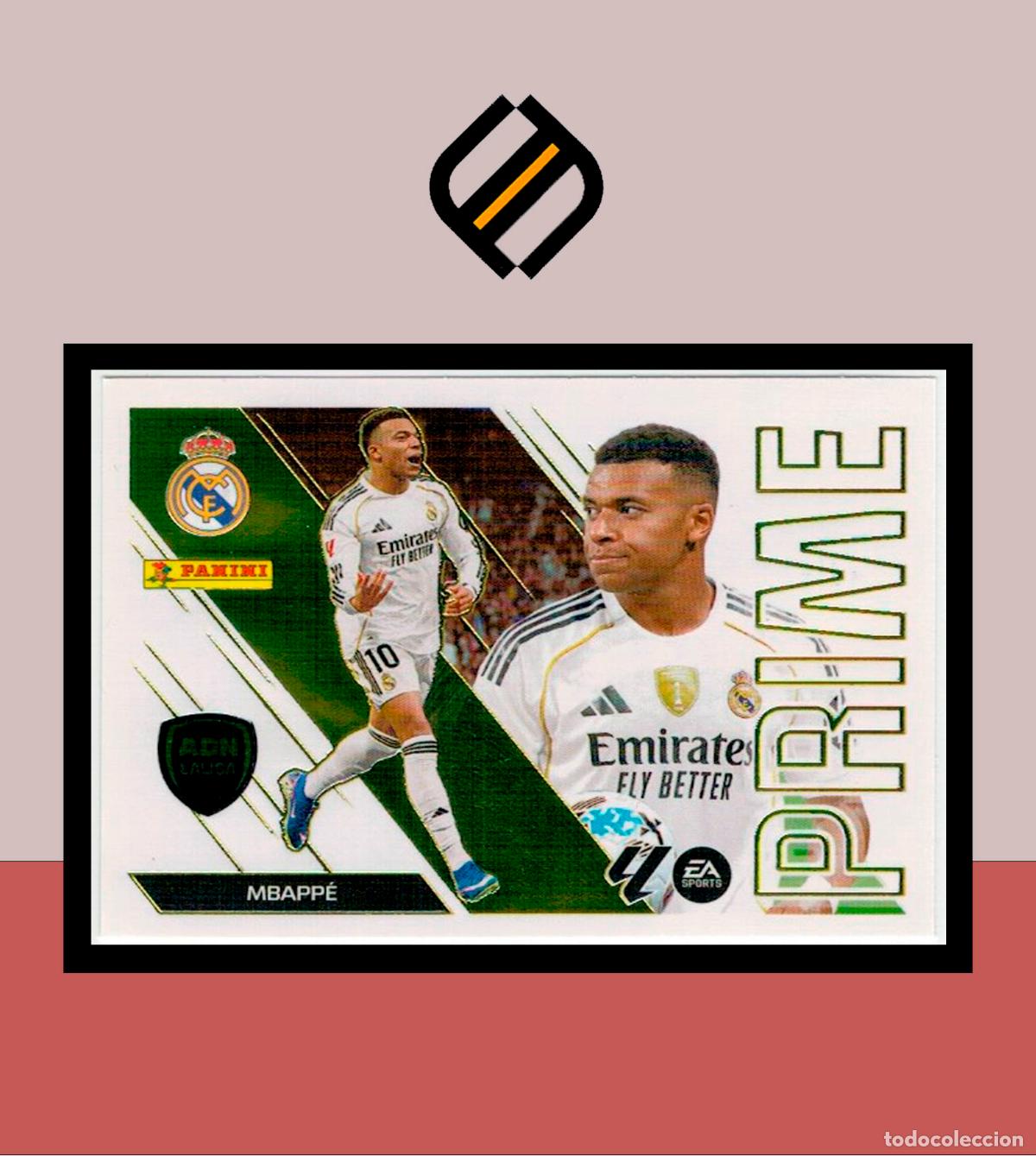 Cromos de f&uacute;tbol: LIGA ESTE 2026 2027 26 27 PANINI ADN PRIME 8 MBAPP&Eacute; REAL MADRID STICKER ALB&Uacute;M COLECCI&Oacute;N