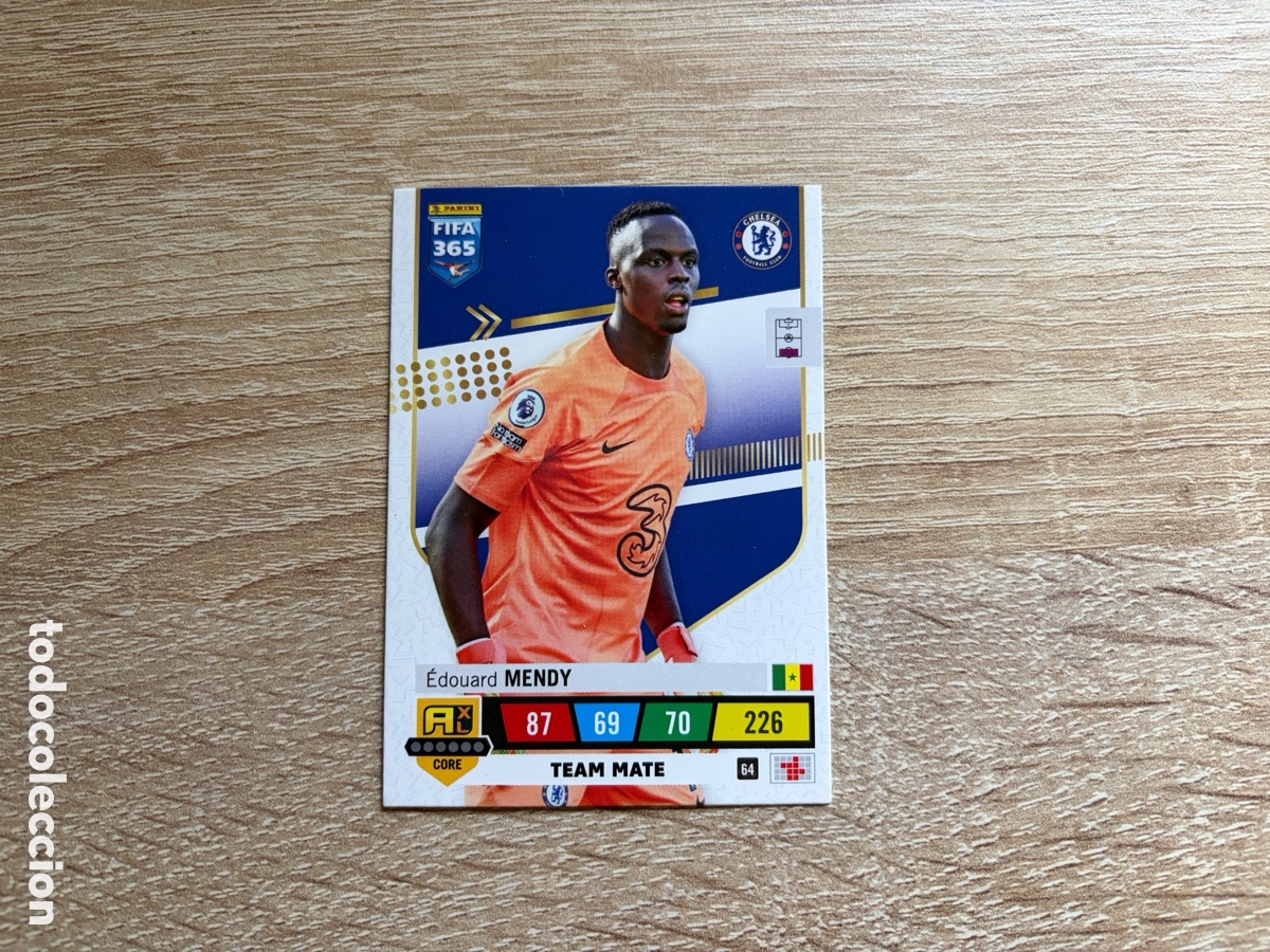 Fu&szlig;ball-Sticker: 64 &Eacute;DOUARD MENDY PANINI ADRENALYN XL FIFA 365 2023 23 CHELSEA