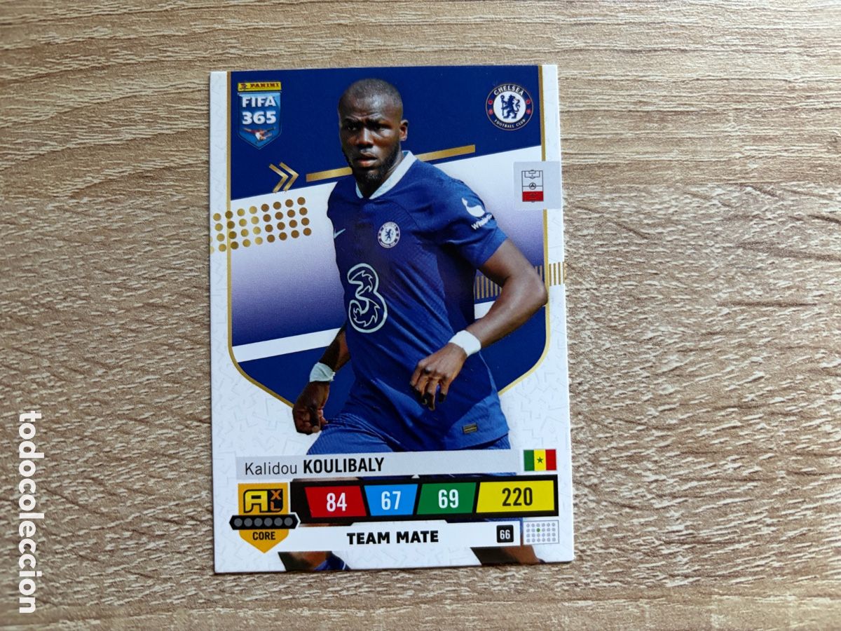 Figurine di Calcio: 66 KALIDOU KOULIBALY PANINI ADRENALYN XL FIFA 365 2023 23 CHELSEA