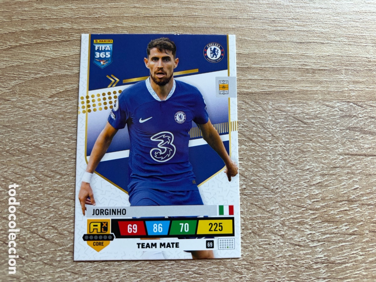 Figurine di Calcio: 69 JORGINHO PANINI ADRENALYN XL FIFA 365 2023 23 CHELSEA