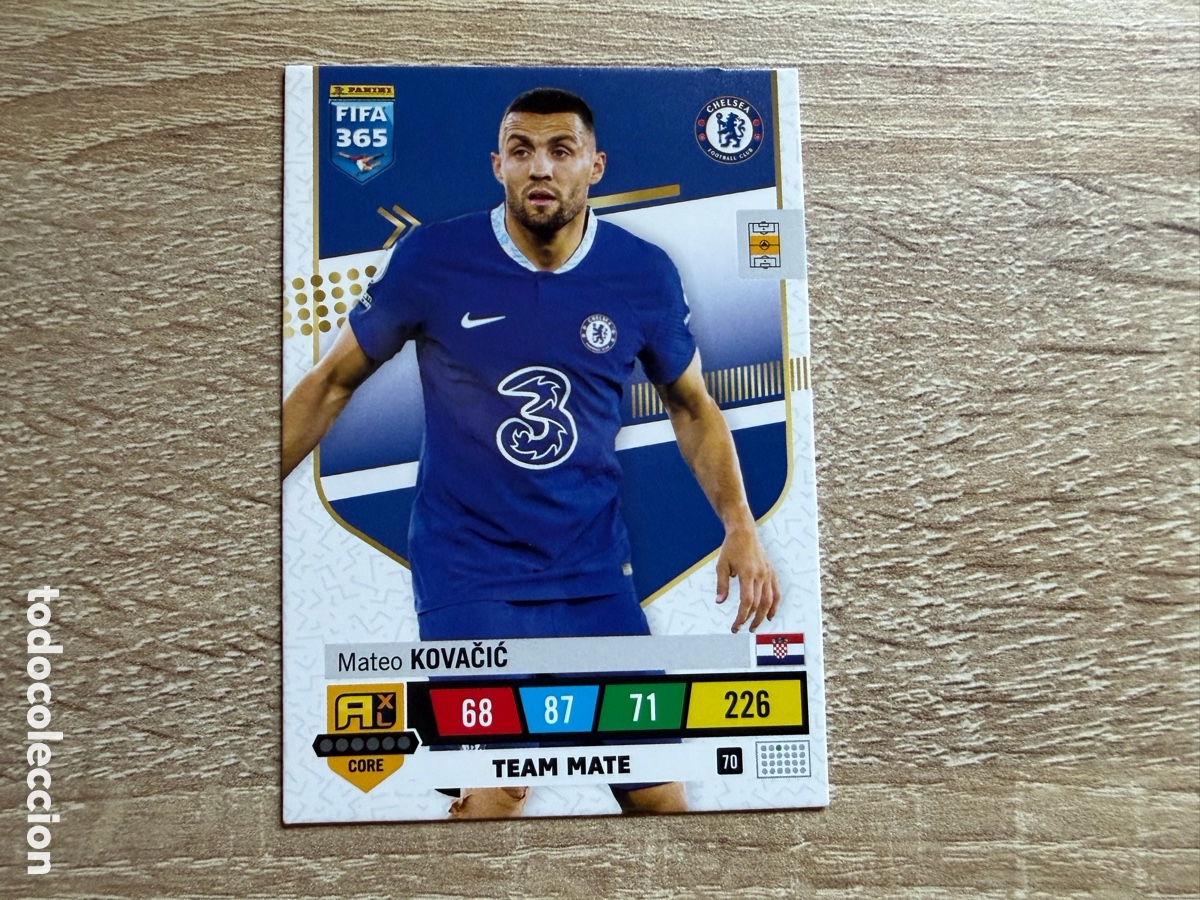 Figurine di Calcio: 70 MATEO KOVAČIĆ PANINI ADRENALYN XL FIFA 365 2023 23 CHELSEA