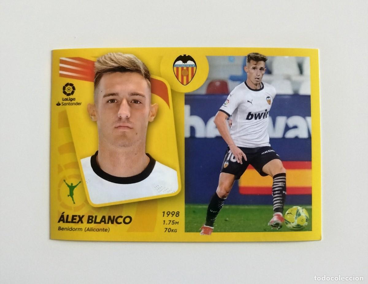Figurine di Calcio: &Aacute;lex Blanco 20A SIN PEGAR NUNCA PEGADO Valencia CF Liga Ediciones Este 21 22 / 2021 2022