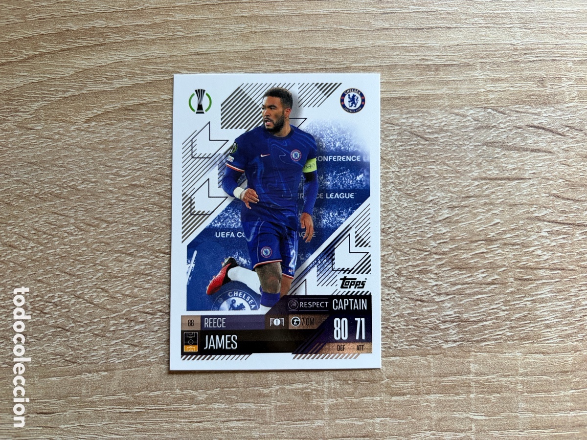 Figurine di Calcio: 88 REECE JAMES TOPPS MATCH ATTAX 2024 2025 24 25 CHELSEA