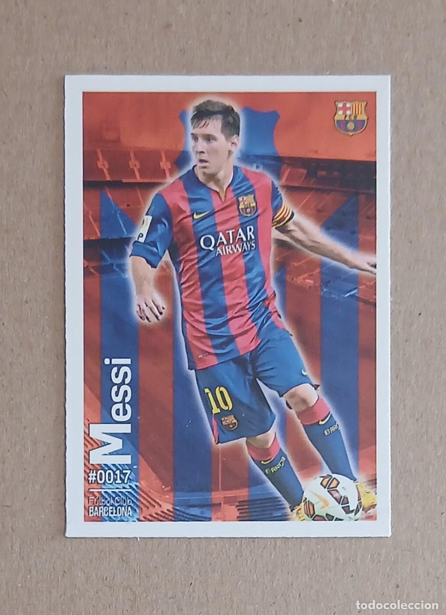 Cromos de Futebol: CROMO n&ordm; 17 MESSI BARCELONA MATE MUNDICROMO 2015-2016. Nuevo.
