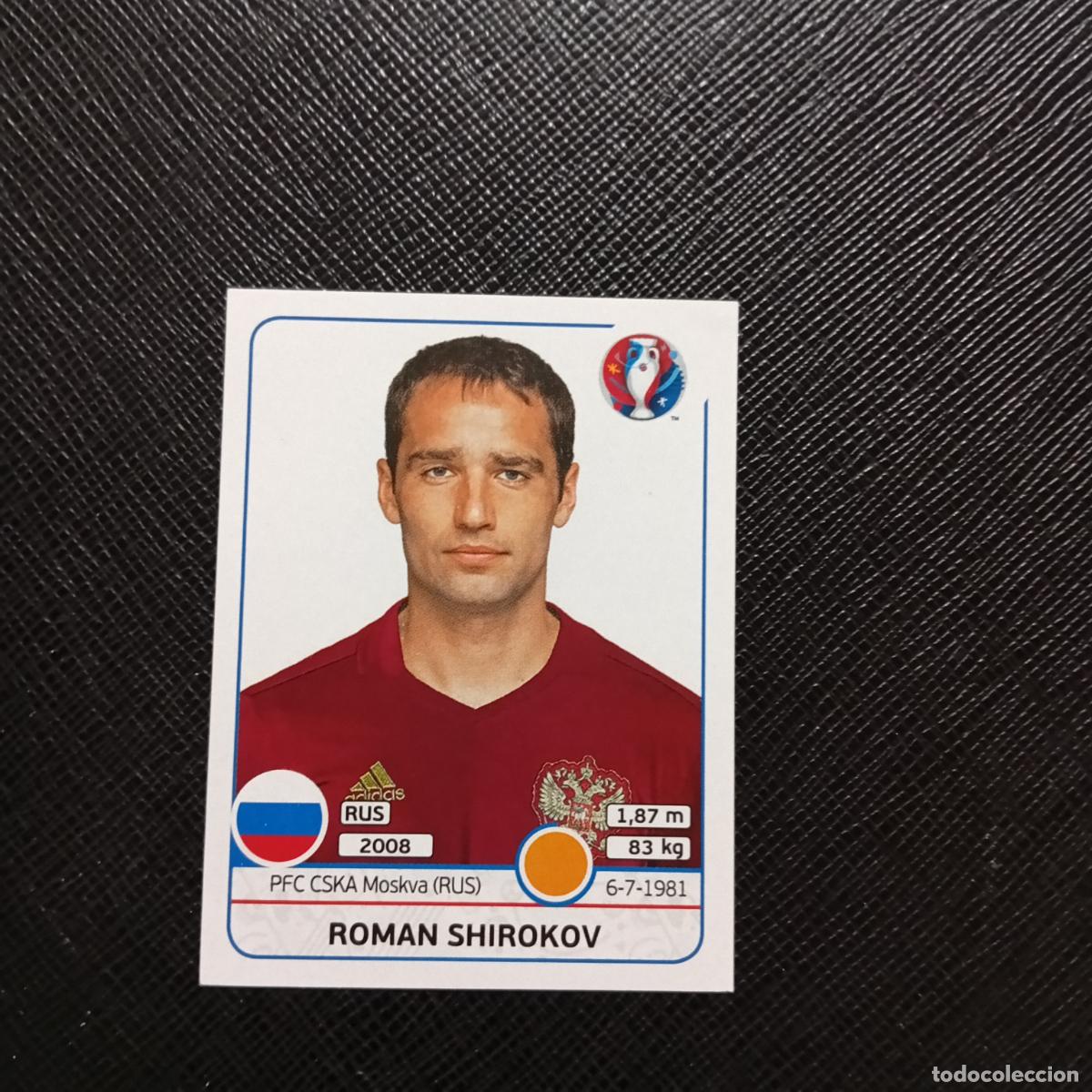Cromos de f&uacute;tbol: 174 ROMAN SHIROKOV RUSIA PANINI EURO EUROCOPA FRANCIA 2016 CROMO FUTBOL 16 - SIN PEGAR