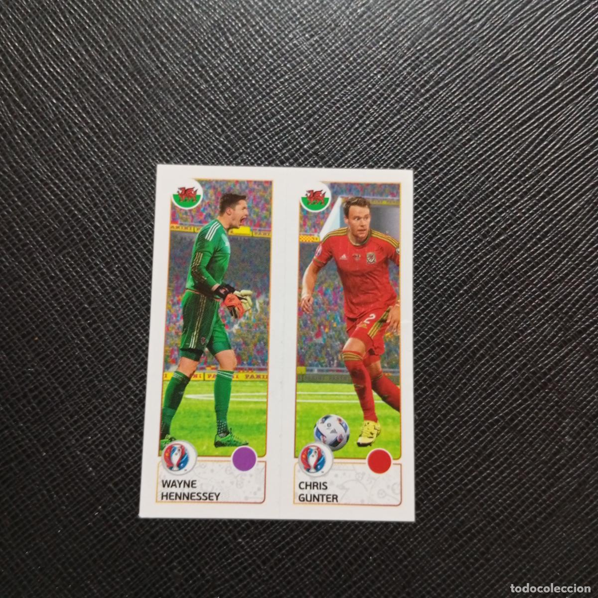 Cromos de f&uacute;tbol: 202 HENNESSEY GUNTER GALES PANINI EURO EUROCOPA FRANCIA 2016 CROMO FUTBOL 16 - SIN PEGAR