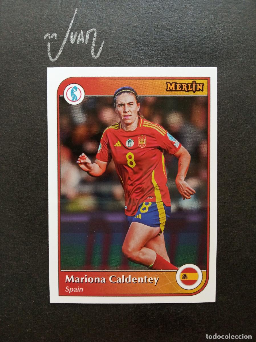 Figurine di Calcio: EURO STARS MARIONA CALDENTEY ESPA&Ntilde;A BARCELONA ⚽ TOPPS &reg; MERLIN UEFA WOMEN EURO 2024 2025 24 25 NUEVO