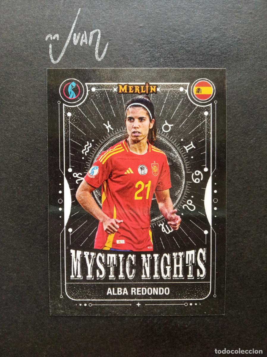 Cromos de Futebol: MYSTIC NIGHTS ALBA REDONDO ESPA&Ntilde;A REAL MADRID ⚽ TOPPS &reg; MERLIN UEFA WOMEN EURO 2024 2025 24 25 NUEVO
