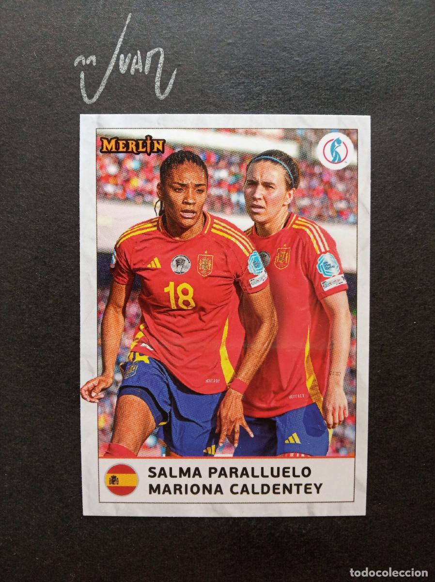 Cromos de f&uacute;tbol: DUAL PARTNERSHIPS SALMA & MARIONA ESPA&Ntilde;A BARCELONA ⚽ TOPPS &reg; MERLIN WOMEN EURO 2024 2025 24 25 NUEVO