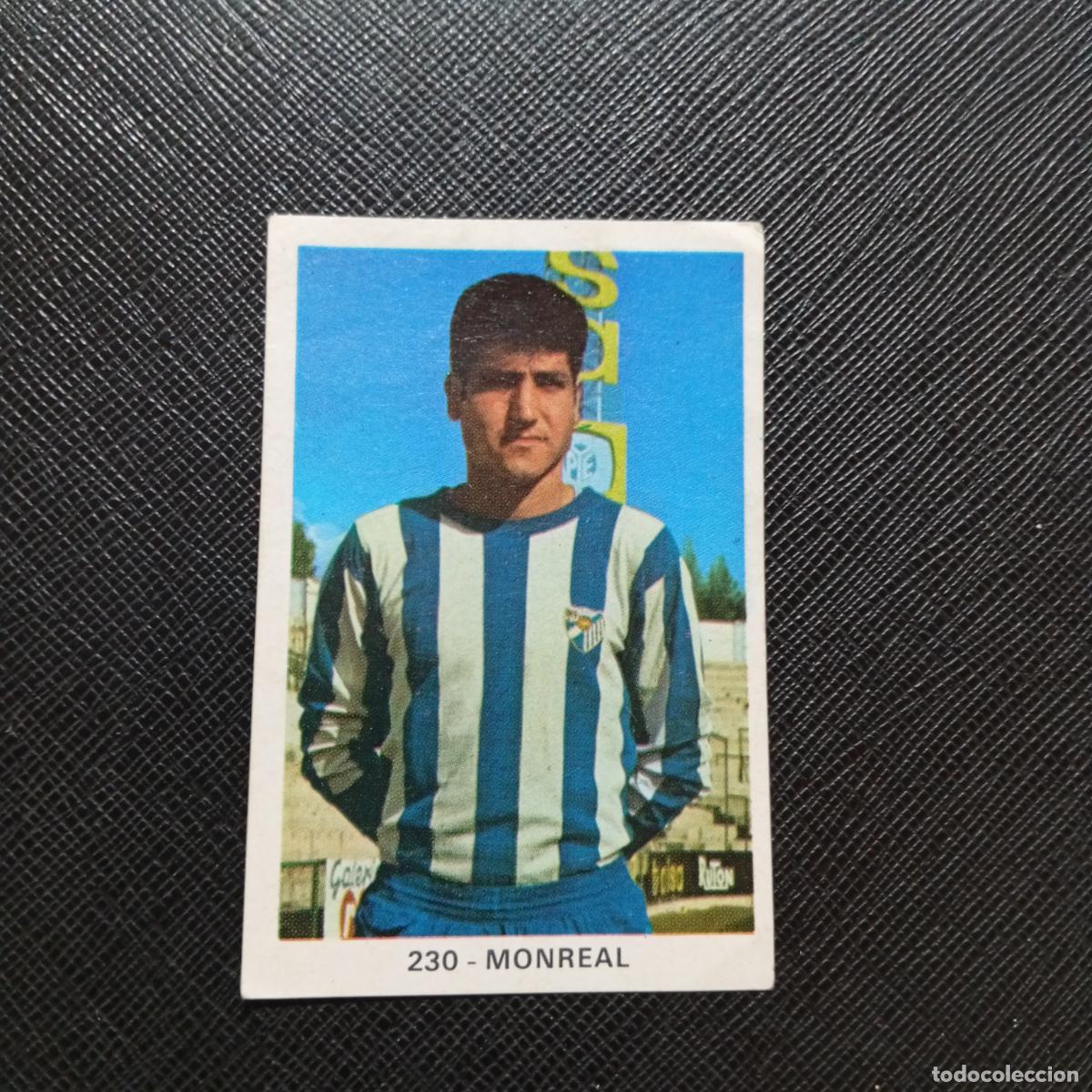 Cromos de f&uacute;tbol: 230 MONREAL MALAGA RUIZ ROMERO 1970 1971 CROMO FUTBOL 70 MEJICO 71 - SIN PEGAR - A143 PG487