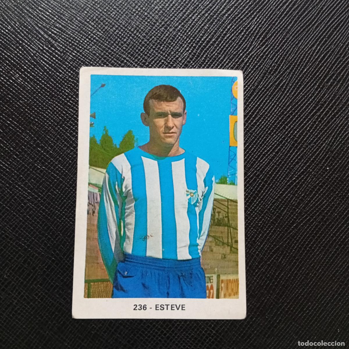 Cromos de f&uacute;tbol: 236 ESTEVE MALAGA RUIZ ROMERO 1970 1971 CROMO FUTBOL 70 MEJICO 71 - SIN PEGAR - A143 PG487