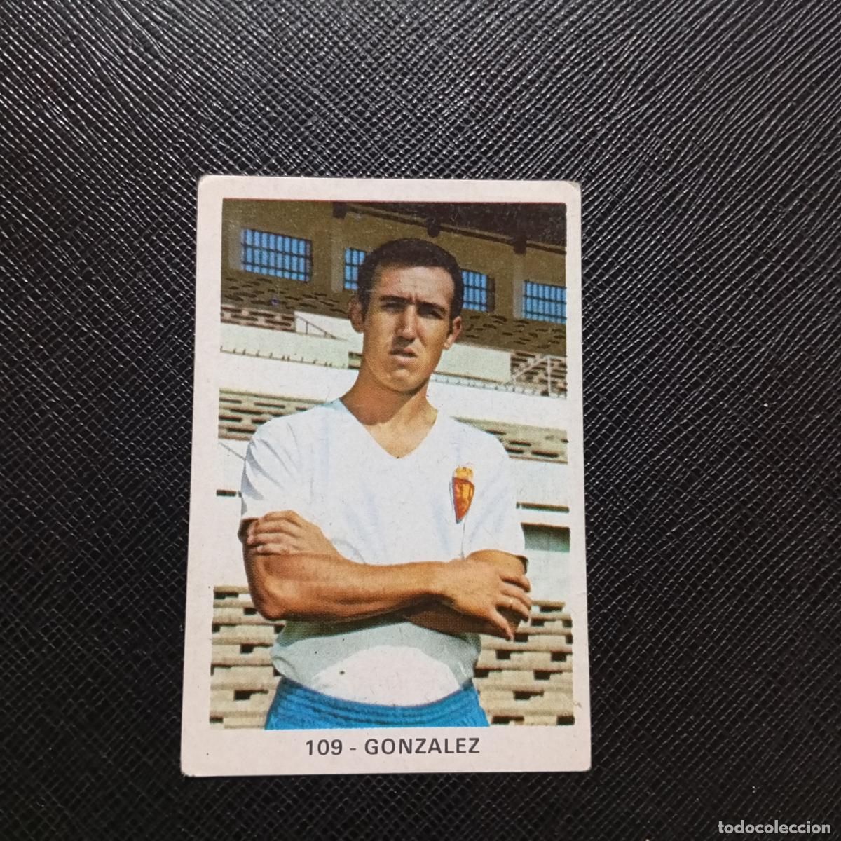 Cromos de f&uacute;tbol: 109 GONZALEZ ZARAGOZA RUIZ ROMERO 1970 1971 CROMO FUTBOL 70 MEJICO 71 - SIN PEGAR - A143 PG487