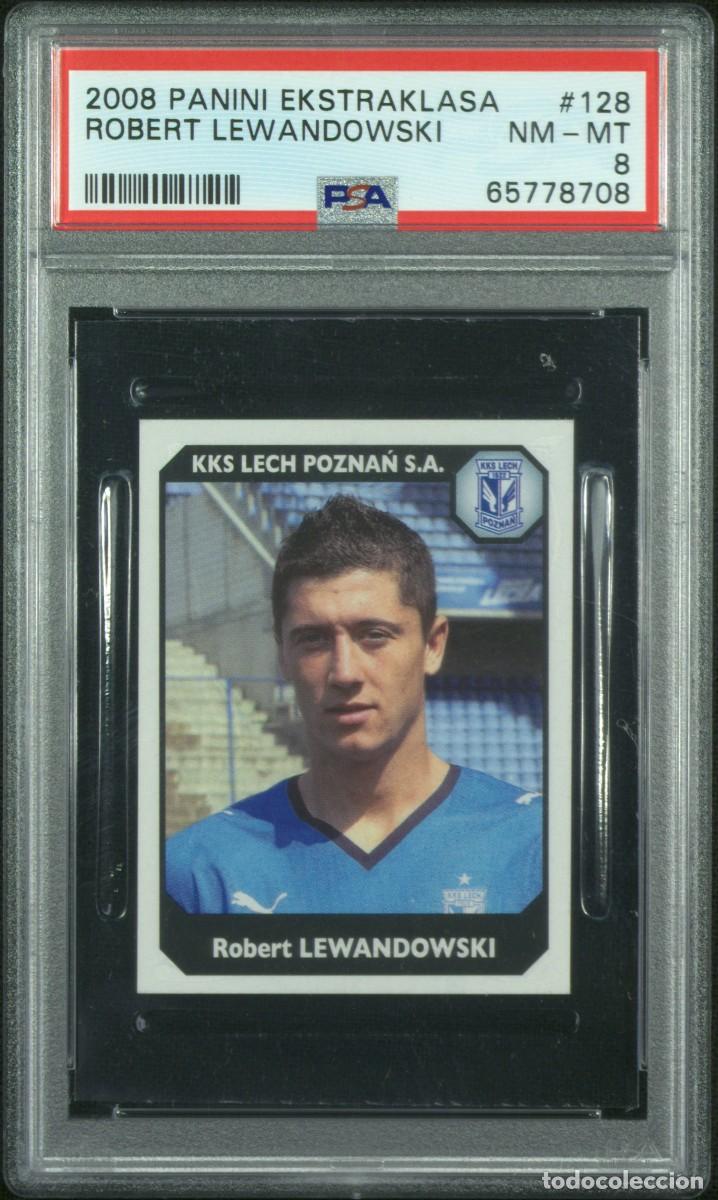 Cromos de f&uacute;tbol: Rookie Lewandowski #128 KKS Lech Poznan Panini Ekstraklasa 2008 09 Psa 8