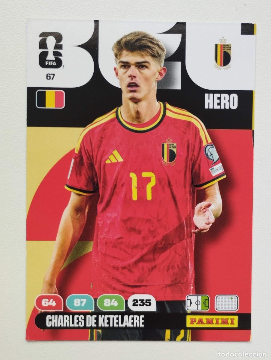 Cromos de f&uacute;tbol: CROMO CARD ADRENALYN MUNDIAL WORLD CUP 2026 CHARLES DE KETELAERE 67 BELGICA