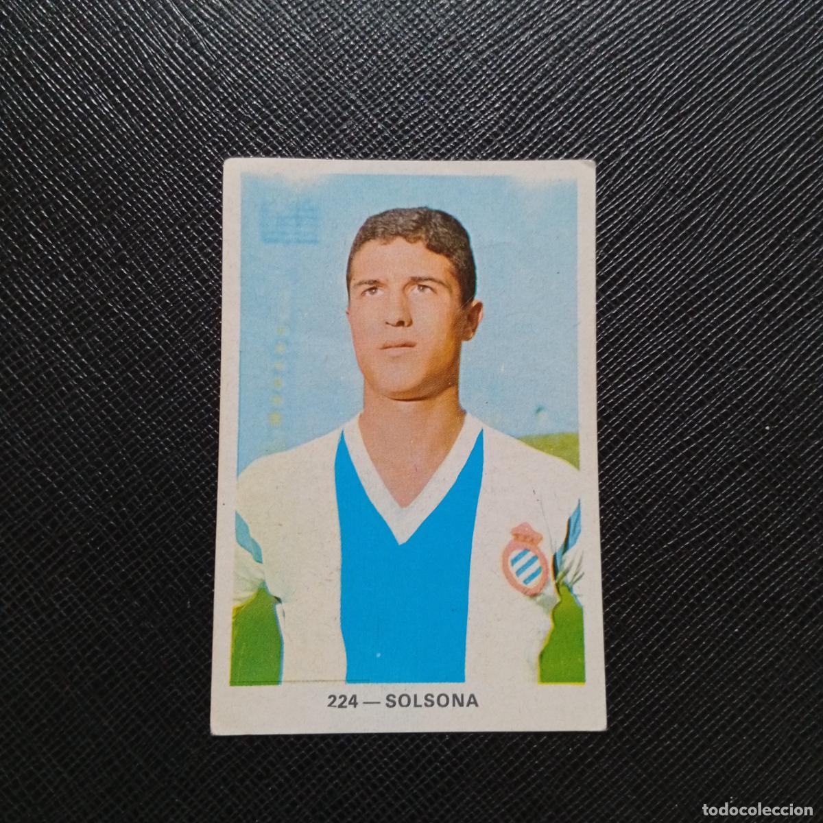 Cromos de f&uacute;tbol: 224 SOLSONA ESPA&Ntilde;OL RUIZ ROMERO 1970 1971 CROMO FUTBOL 70 MEJICO 71 - SIN PEGAR - A143 PG514