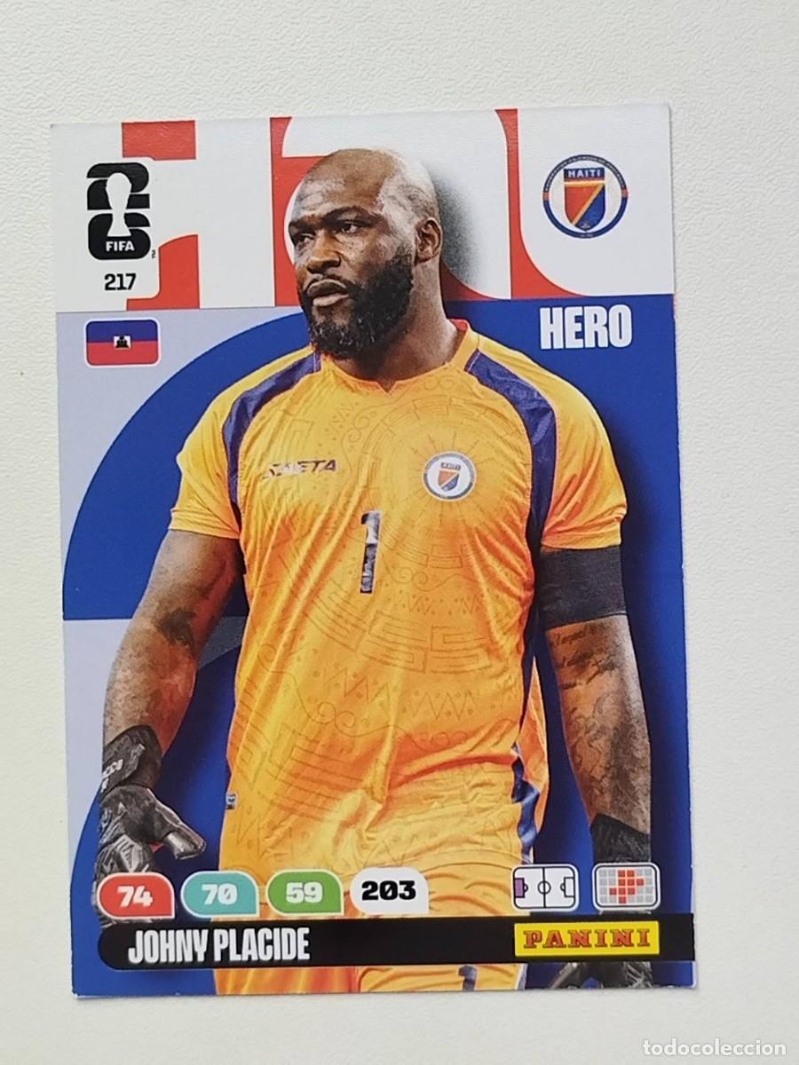 Cromos de f&uacute;tbol: CROMO CARD ADRENALYN MUNDIAL WORLD CUP 2026 JOHNY PLACIDE 217 HAITI