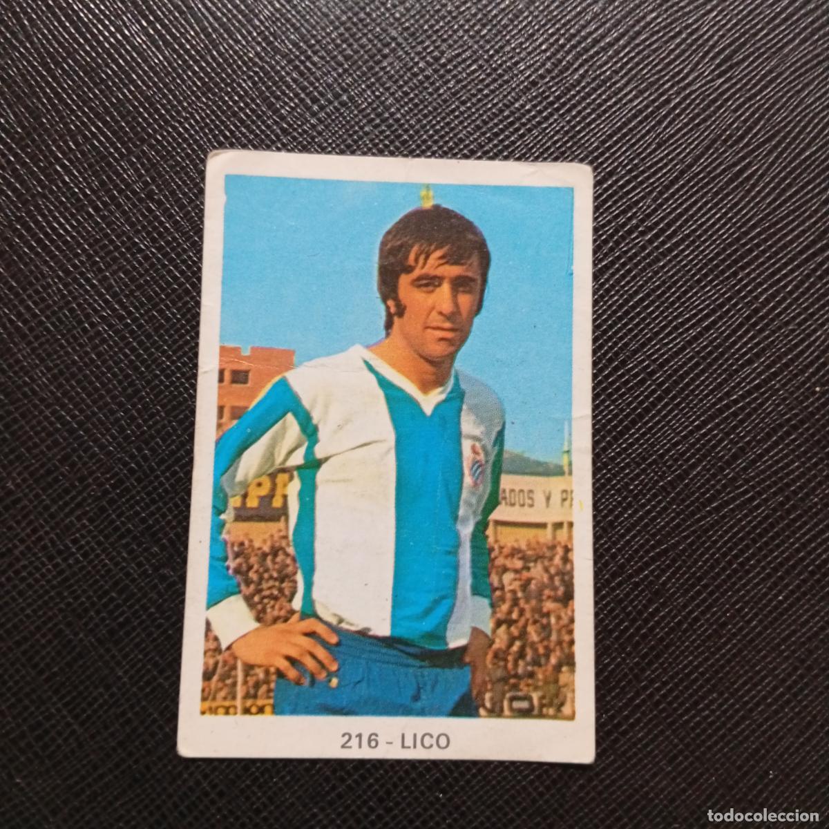 Cromos de f&uacute;tbol: 216 LICO ESPA&Ntilde;OL RUIZ ROMERO 1970 1971 CROMO FUTBOL 70 MEJICO 71 - SIN PEGAR - A143 PG532