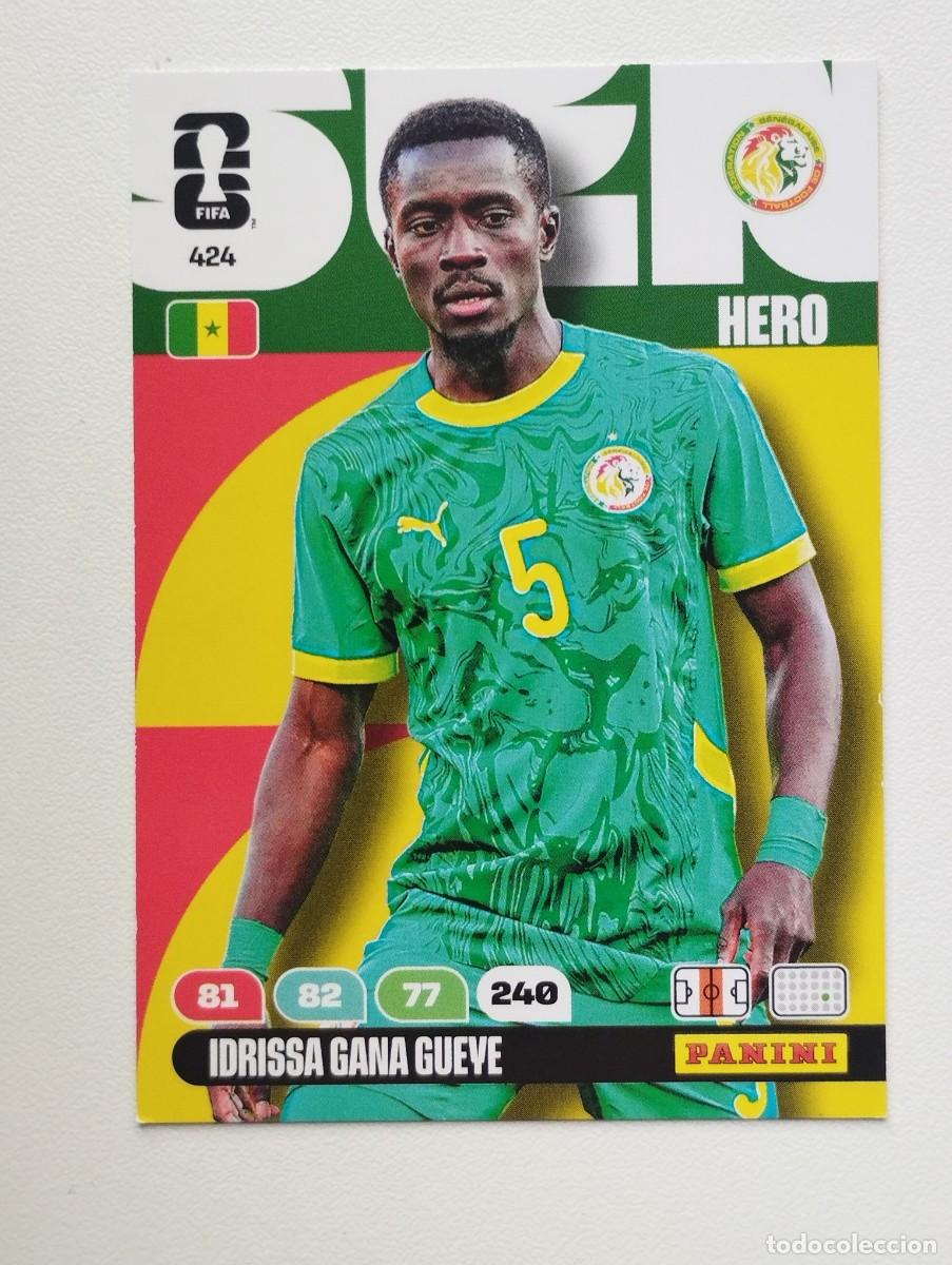 Cromos de f&uacute;tbol: CROMO CARD ADRENALYN MUNDIAL WORLD CUP 2026 IDRISSA GANA GUEYE 424 SENEGAL