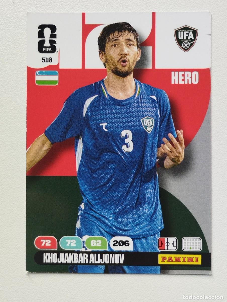 Cromos de f&uacute;tbol: CROMO CARD ADRENALYN MUNDIAL WORLD CUP 2026 ALIJONOV 510 UZBEKISTAN