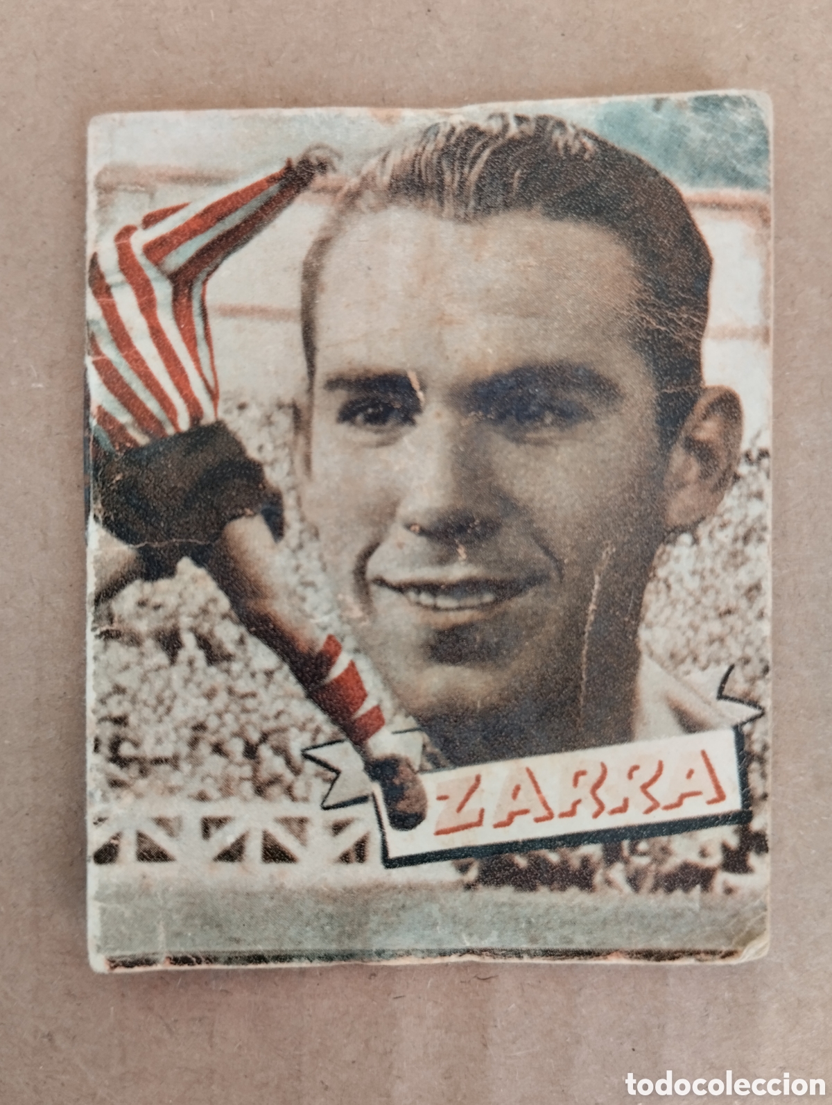 Fu&szlig;ball-Sticker: TELMO ZARRA - Editorial Deportiva Fher 1953 N. 1 - Mini-Libro de 18 p&aacute;gina ilustraciones At. Bilbao