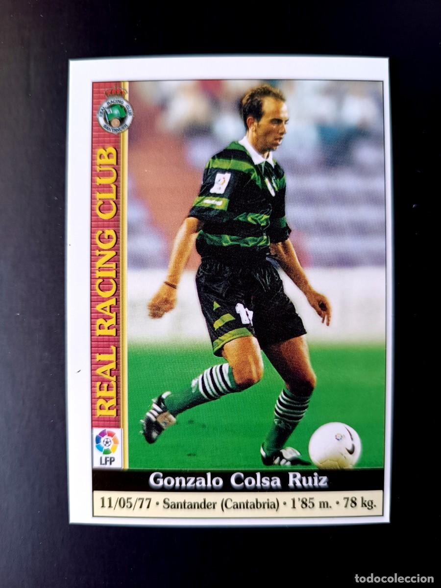 Football Stickers: 513 COLSA - &Uacute;LTIMA HORA II - RACING DE SANTANDER - MUNDICROMO 2000