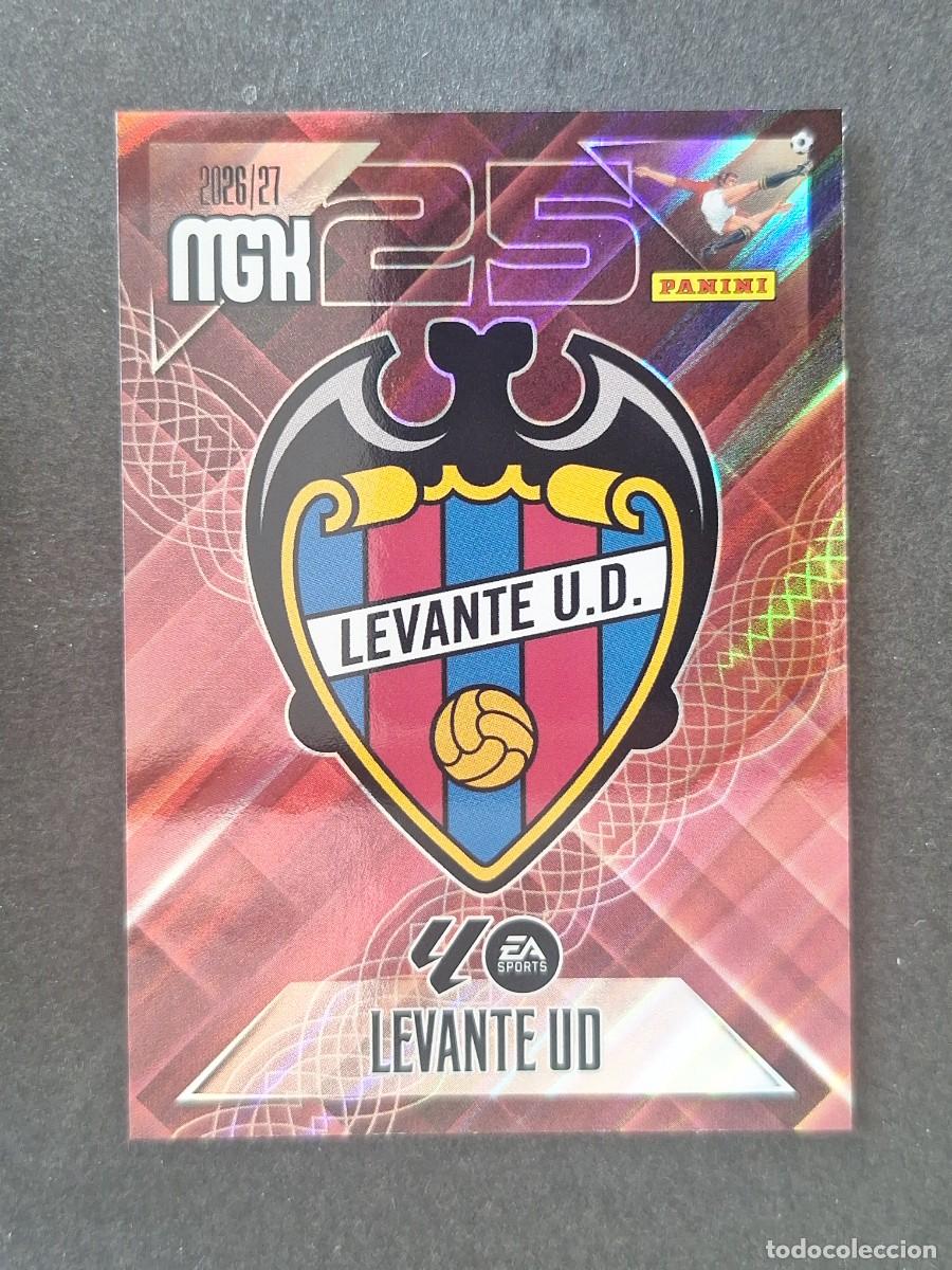 Cromos de f&uacute;tbol: L1 ESCUDO LEVANTE U. D. 199 PANINI MEGACRACKS 2026 2027 26 27