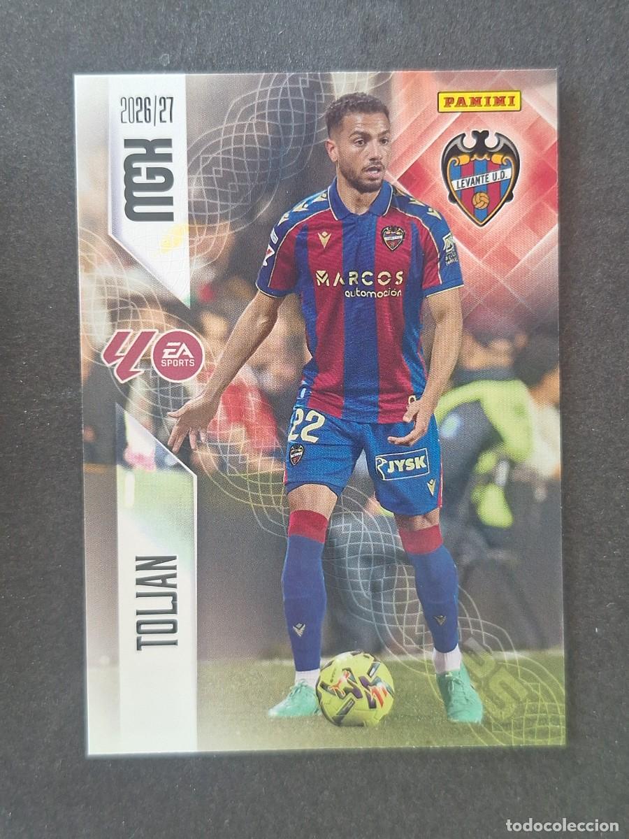 Cromos de f&uacute;tbol: L1 TOLJAN LEVANTE U. D. 202 PANINI MEGACRACKS 2026 2027 26 27