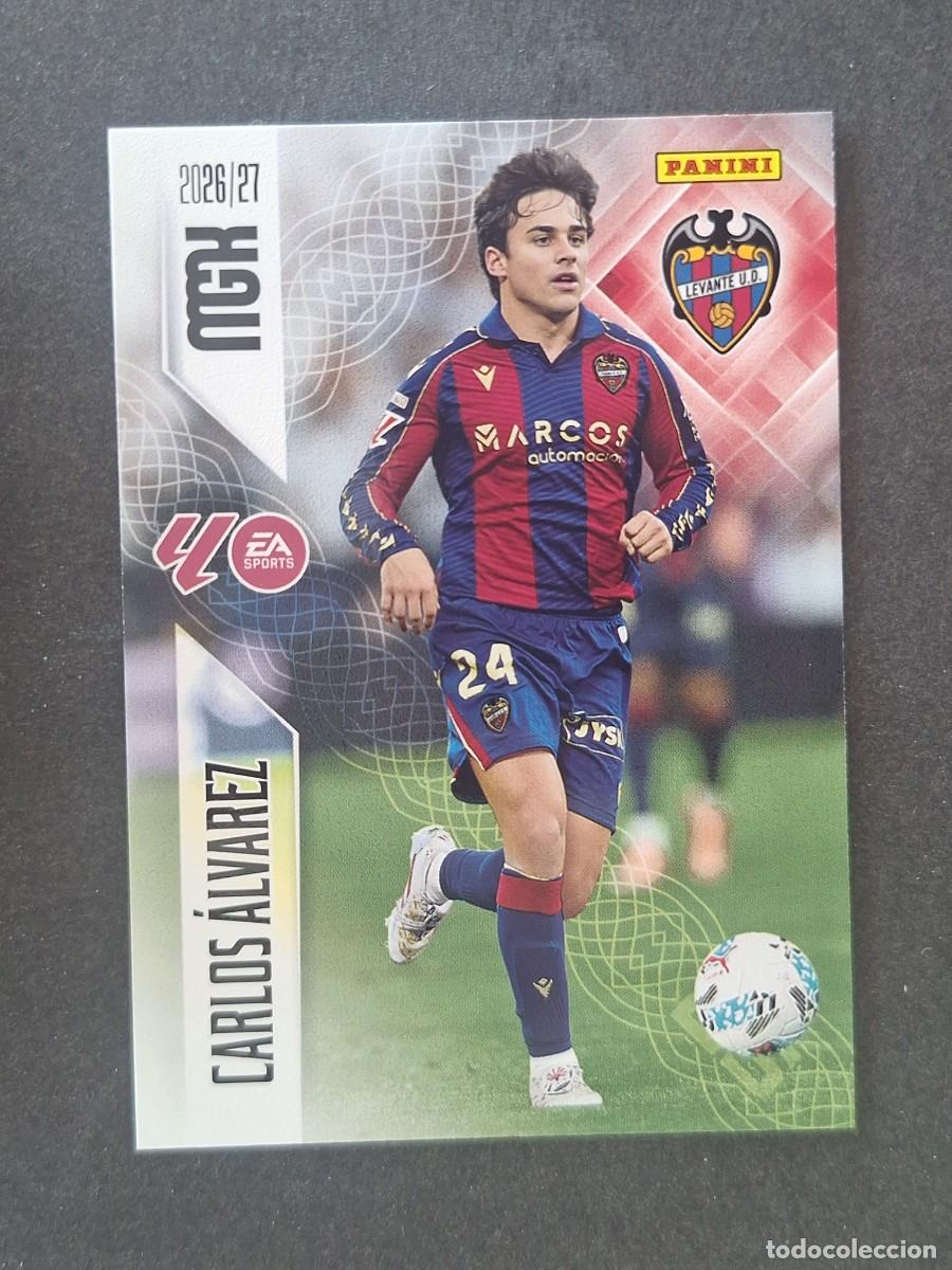 Cromos de f&uacute;tbol: L1 CARLOS ALVAREZ LEVANTE U. D. 211 PANINI MEGACRACKS 2026 2027 26 27
