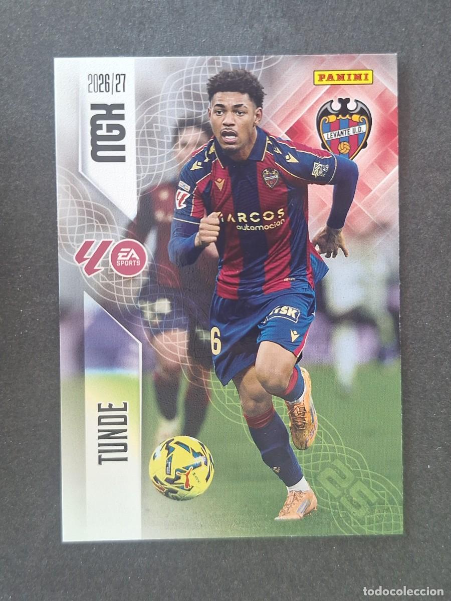 Cromos de f&uacute;tbol: L1 TUNDE LEVANTE U. D. 212 PANINI MEGACRACKS 2026 2027 26 27