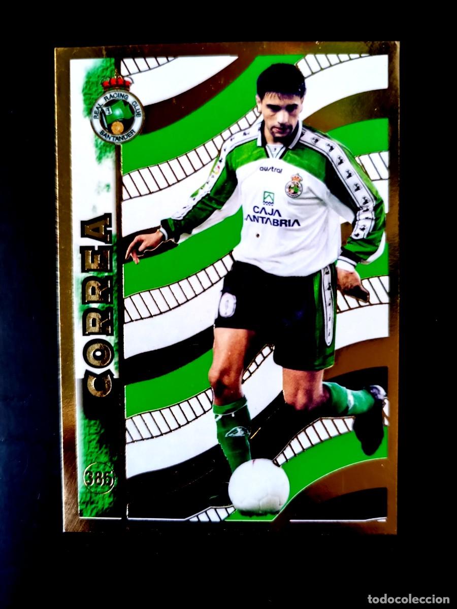 Cromos de f&uacute;tbol: 385 CORREA - MEJOR 97/98 - RACING DE SANTANDER - MUNDICROMO 98/99