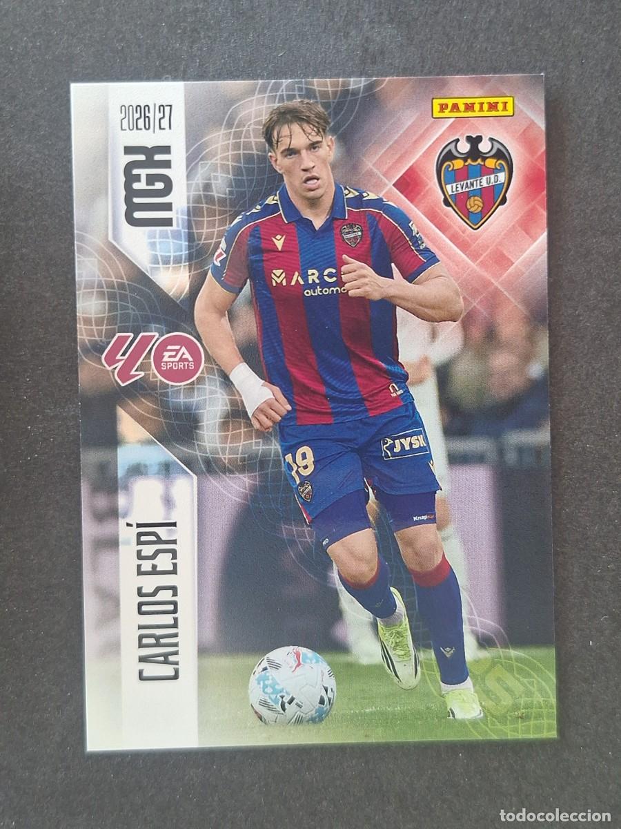 Cromos de f&uacute;tbol: L1 CARLOS ESPI LEVANTE U. D. 215 PANINI MEGACRACKS 2026 2027 26 27