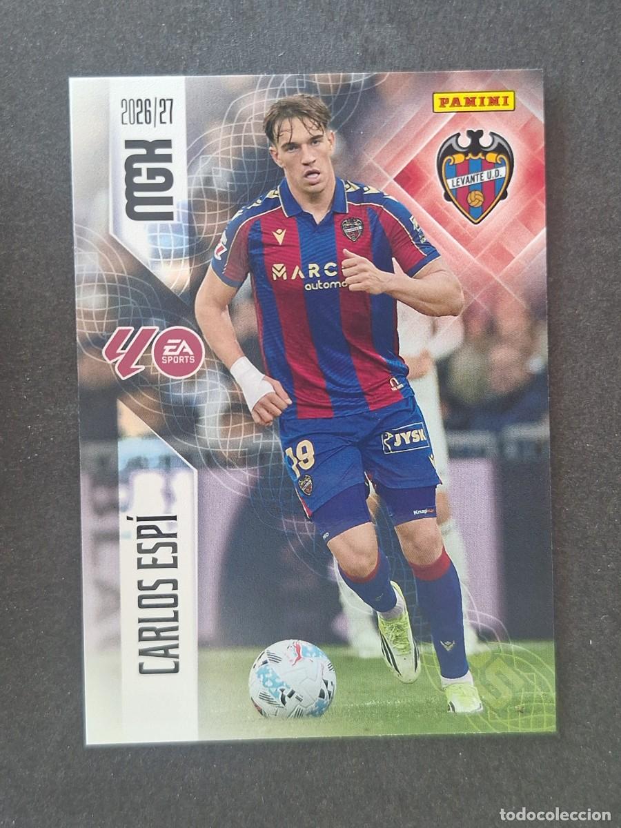 Cromos de f&uacute;tbol: L1 CARLOS ESPI LEVANTE U. D. 215 PANINI MEGACRACKS 2026 2027 26 27