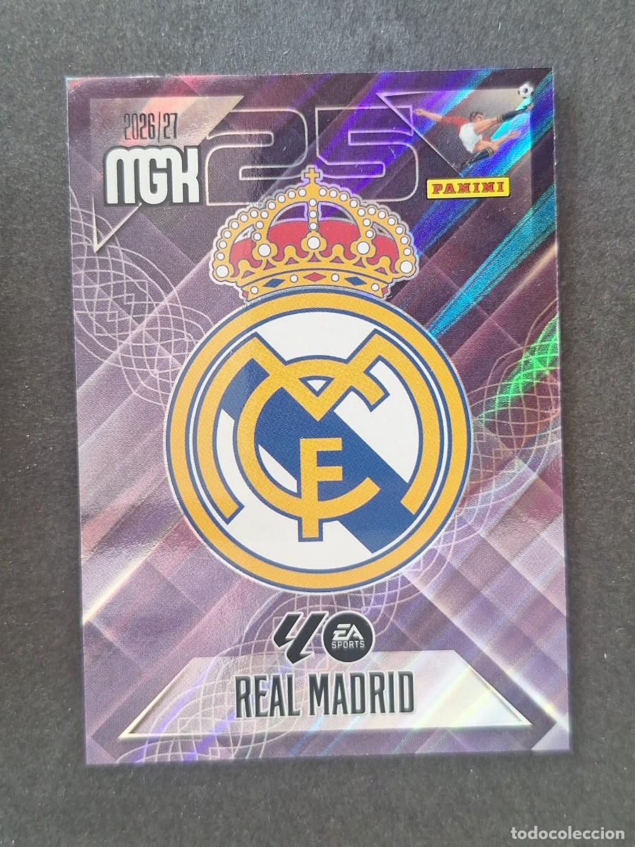 Cromos de f&uacute;tbol: L1 ESCUDO REAL MADRID 217 PANINI MEGACRACKS 2026 2027 26 27