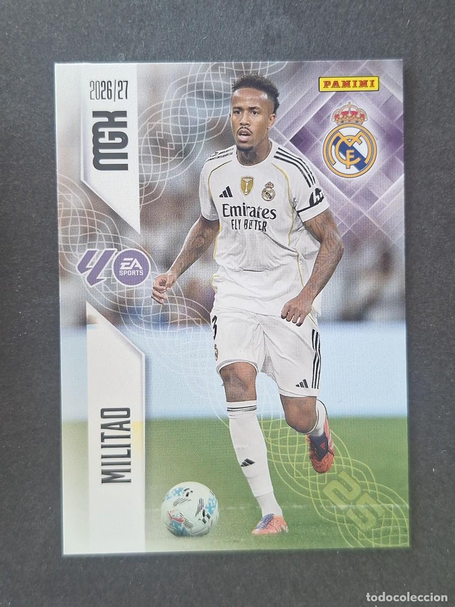 Cromos de f&uacute;tbol: L1 MILITAO REAL MADRID 221 PANINI MEGACRACKS 2026 2027 26 27