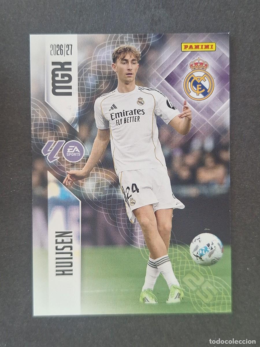 Cromos de f&uacute;tbol: L1 HUIJSEN REAL MADRID 222 PANINI MEGACRACKS 2026 2027 26 27