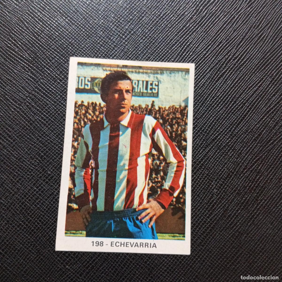 Cromos de f&uacute;tbol: 198 ECHEVARRIA SPORTING GIJON RUIZ ROMERO 1970 1971 FUTBOL 70 MEJICO 71 - SIN PEGAR - A112 PG235