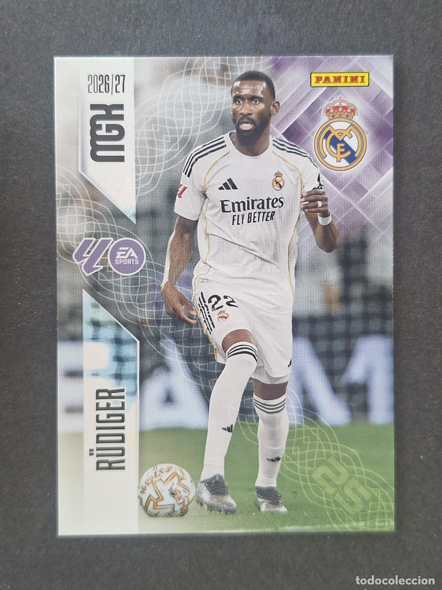 Cromos de f&uacute;tbol: L1 R&Uuml;DIGER REAL MADRID 223 PANINI MEGACRACKS 2026 2027 26 27
