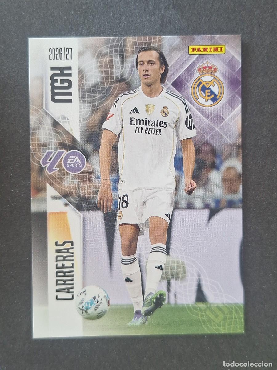 Cromos de f&uacute;tbol: L1 CARRERAS REAL MADRID 224 PANINI MEGACRACKS 2026 2027 26 27