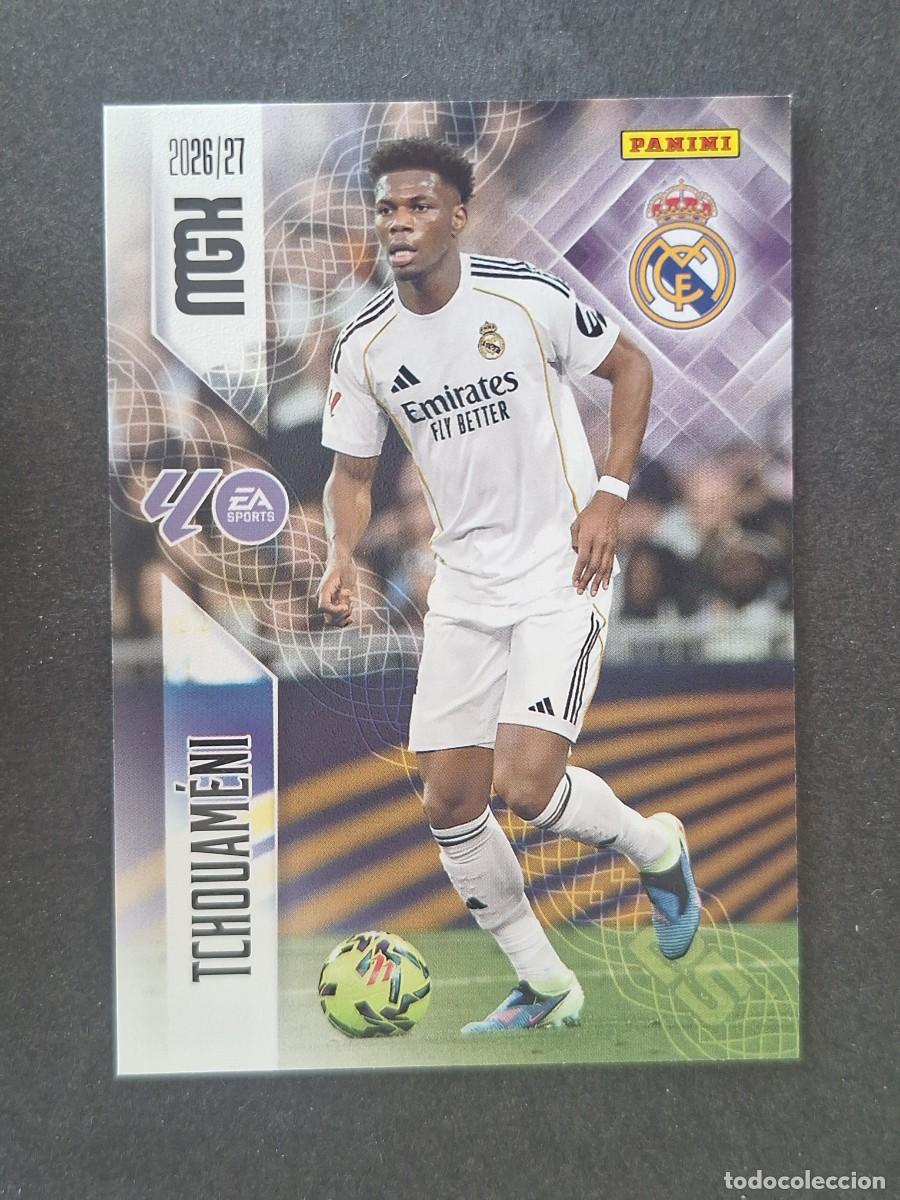 Cromos de f&uacute;tbol: L1 TCHOUAMENI REAL MADRID 225 PANINI MEGACRACKS 2026 2027 26 27